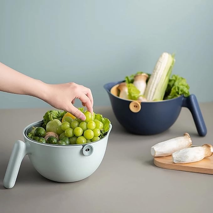 Cozy Home Strainer Bowl (Gray)